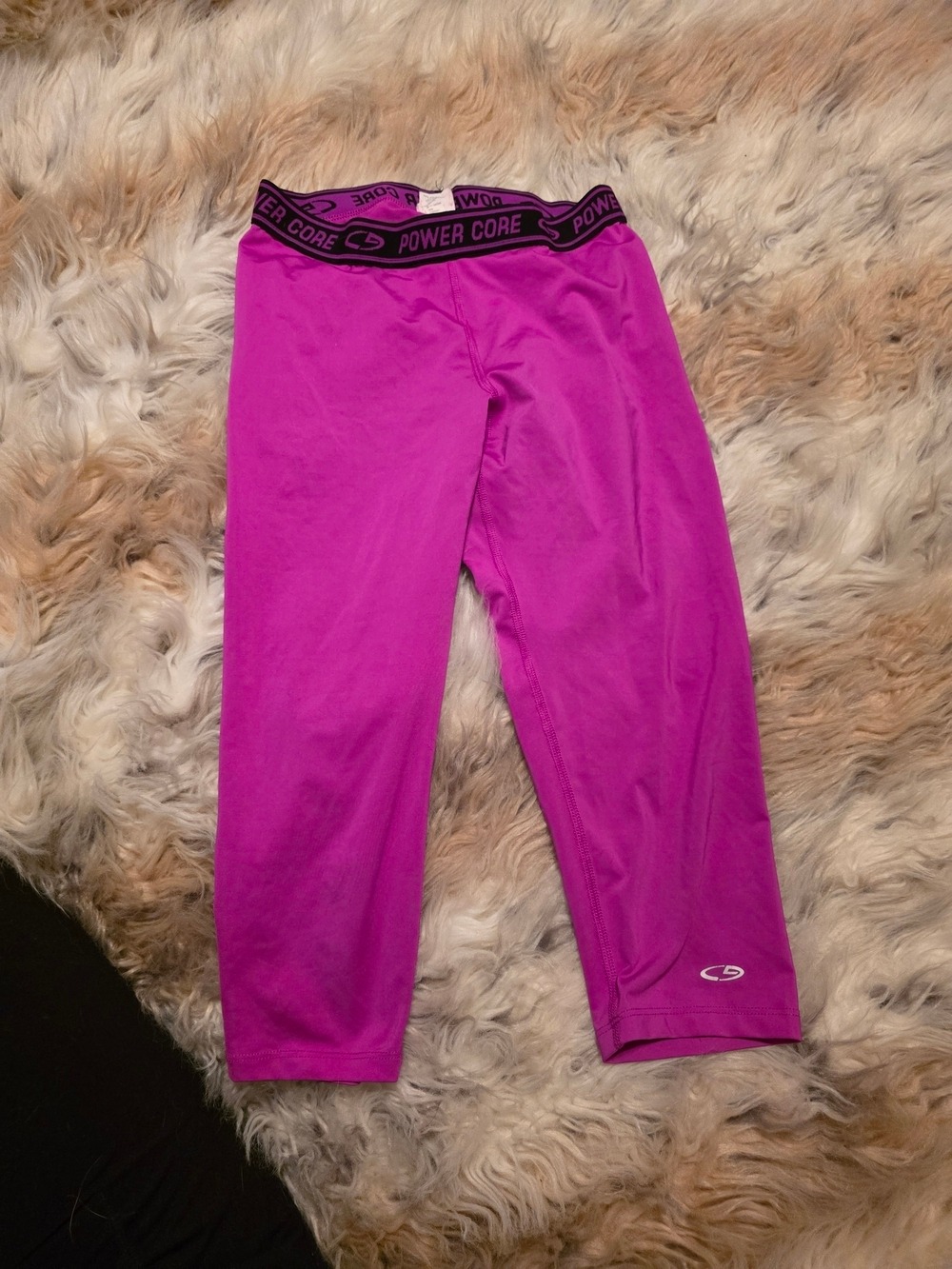 Power Core Bright Magenta Athletic Capri Leggings